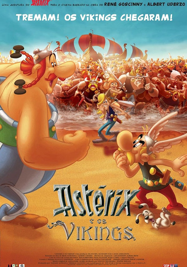 ASTERIX E OS VIKINGS- Programação Infantil 13/07/25 – DOMINGO - 14h