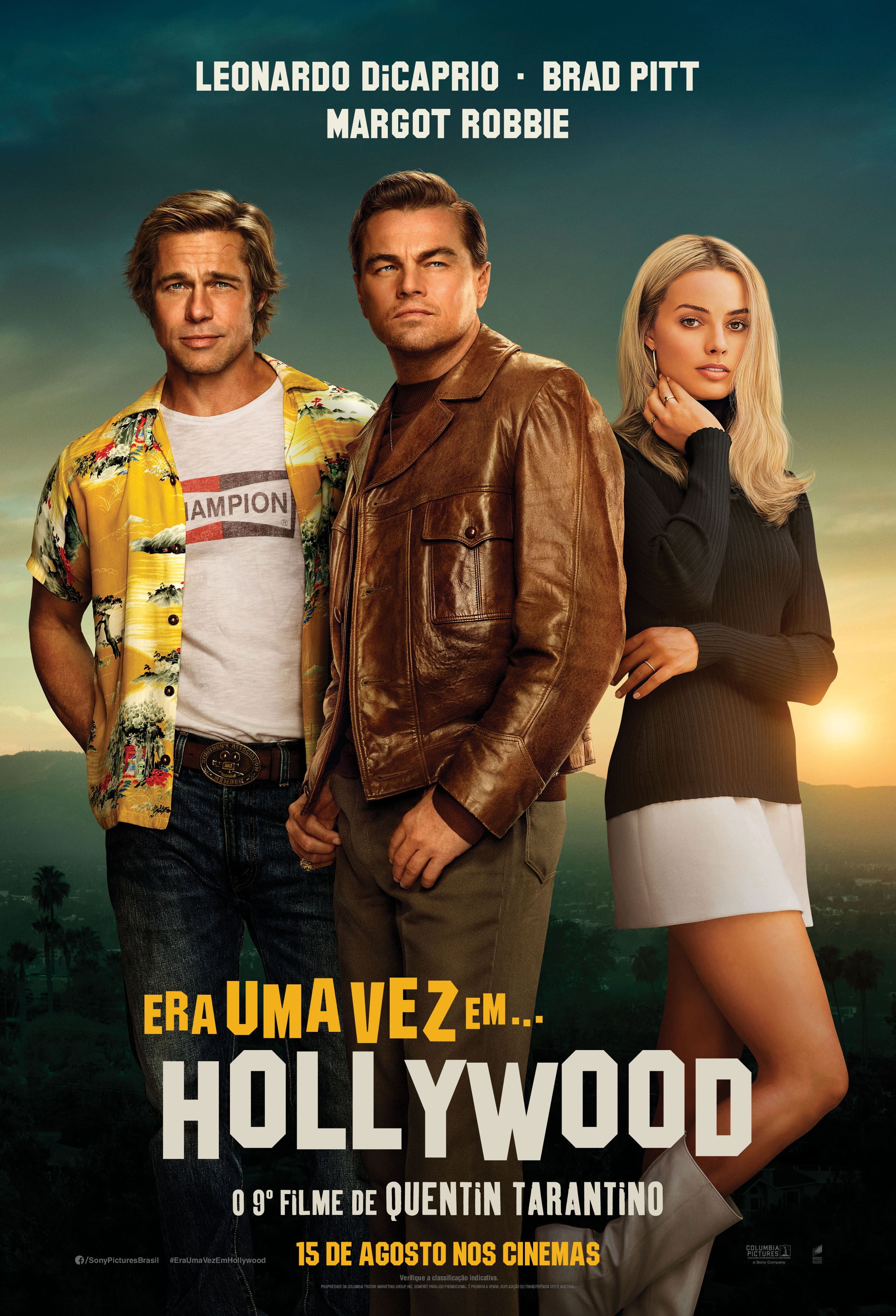 ERA UMA VEZ EM... HOLLYWOOD 02/08/2026 – DOMINGO - 17h